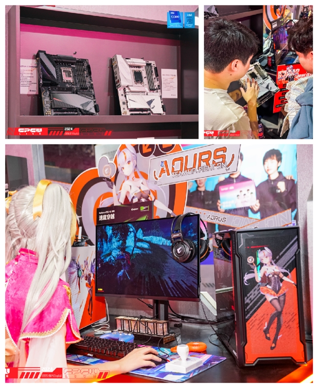 BilibiliWorld 2024技嘉AORUS雕妹空间颜值与性能兼备(图2)