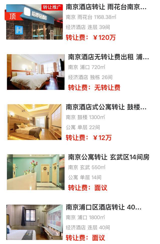 南京酒店转让信息 2508期｜酒店转让平台
