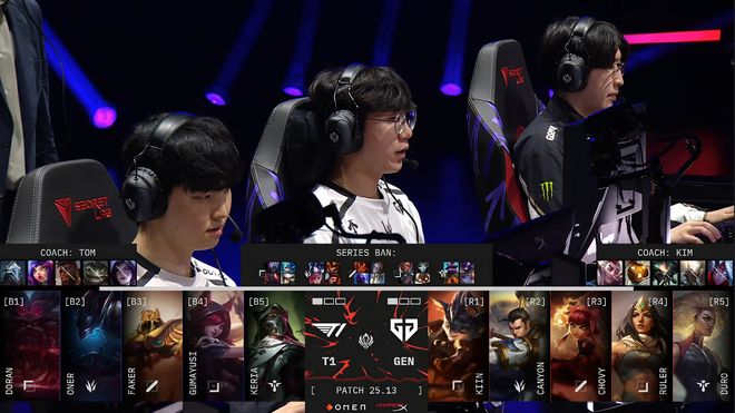 MSI冠军战：鏖战五局GEN战胜T1卫冕冠军(图6)