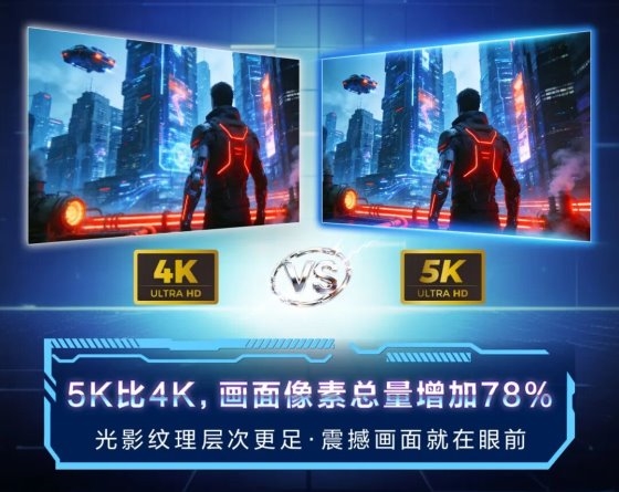 打破4K瓶颈！爱攻AGON PRO 5K双模电竞显示器 AGP277KX 重磅来袭！(图3)